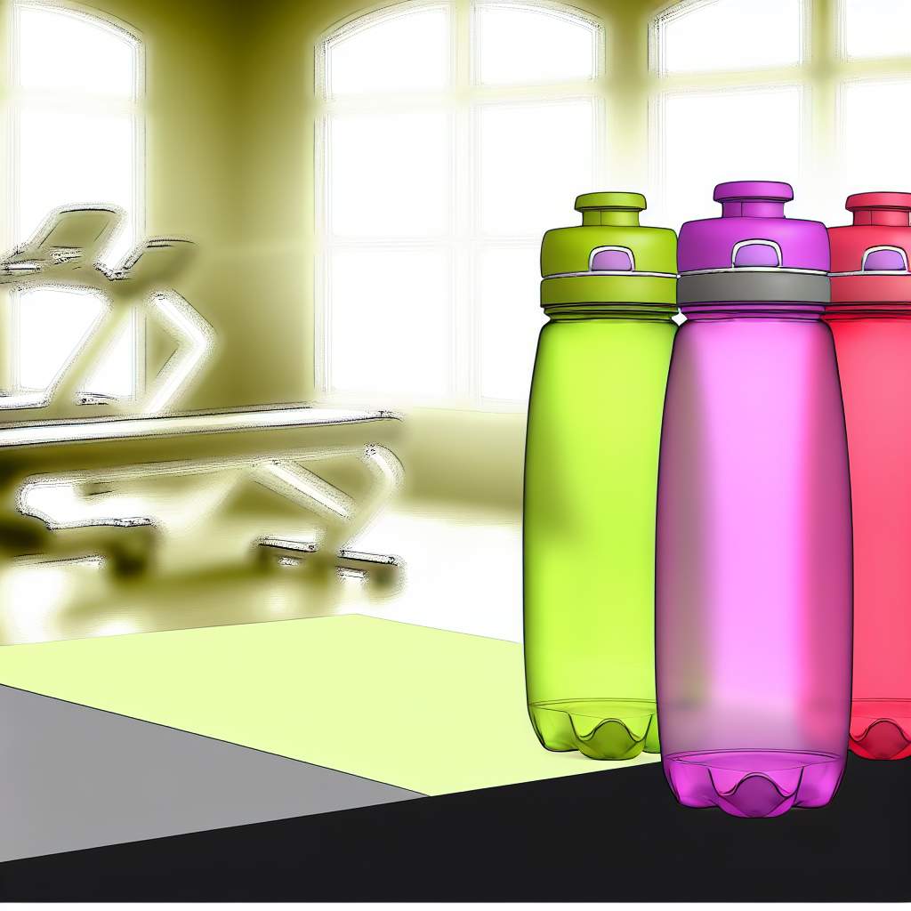 Bouteilles d'eau réutilisables pour le sport